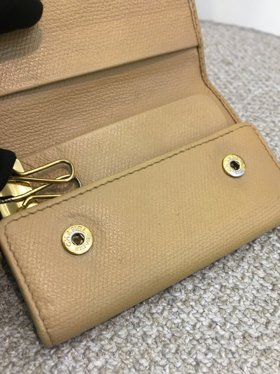 Chanel Coco Button Key Holder