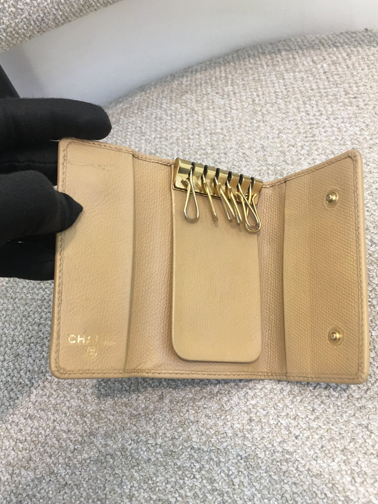Chanel Coco Button Key Holder